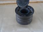 Antieke tinnen inktpot 1880 tin inkt pot kroontjespen dippen, Ophalen of Verzenden