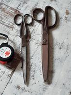 Grote ouderwetse (stof)scharen,sleets,roest stoer brocante, Ophalen of Verzenden