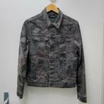 Ashes to Dust Denim Camo Jacket size S, Ashes to dust, Ophalen of Verzenden, Zo goed als nieuw, Grijs