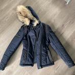 Carlo Sacchi Winterjas Dames - Maat 36 (Xs - S) - Echt Bont, Ophalen of Verzenden, Zo goed als nieuw, Maat 36 (S), Blauw