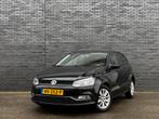 Volkswagen Polo 1.2 TSI 66KW 2017 Zwart | Leder | Navigatie, Auto's, Zwart, 4 cilinders, Zwart, Handgeschakeld