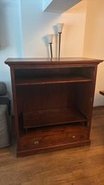 Vintage tv meubel kast koloniaal teak, Ophalen, Gebruikt, Vintage