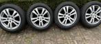 Mercedes C-klasse winterbanden op lichtmetalen velgen, Ophalen, Gebruikt, 16 inch, Banden en Velgen