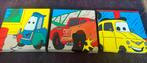 Cars Schilderijen Set, Antiek en Kunst, Ophalen of Verzenden