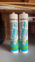 Den braven siliconen kit transparant nieuw 2 stuks, Minder dan 4 cm, Overige materialen, Ophalen of Verzenden, Zo goed als nieuw