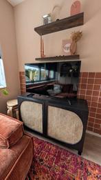 Ikea besta dressoir - diy met webbing, Huis en Inrichting, Kasten | Dressoirs, Ophalen, Gebruikt, 25 tot 50 cm