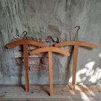 1x Oude brocante houten kledinghanger kleding hanger Etage3, Gebruikt, ., Ophalen of Verzenden, .