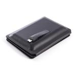 Kaarthouder wallet met powerbank om smartphone op te laden, Ophalen of Verzenden, Zo goed als nieuw, Zwart, Leer