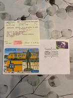 Flevolijn 1ste dag envelop, stempel en treinkaartje, Ophalen of Verzenden, Nederland