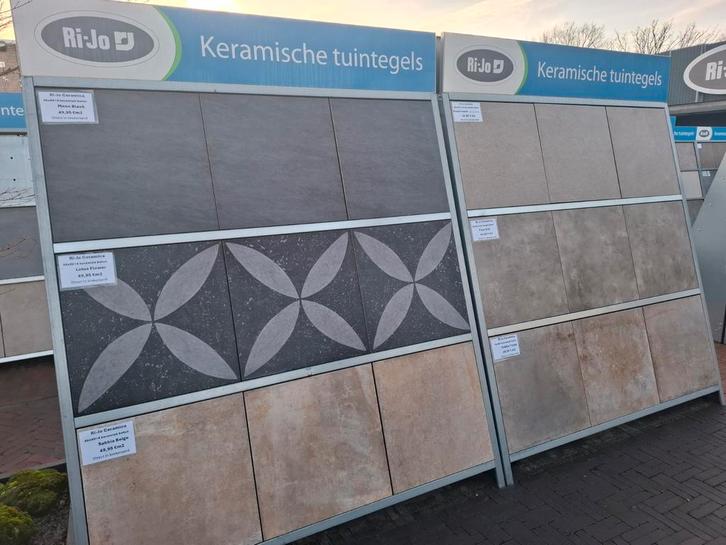 tuintegels, laagste prijs!, Tuin en Terras, Tegels en Klinkers, Nieuw, Terrastegels, Keramiek, 10 m² of meer, Ophalen of Verzenden