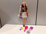 Barbiepop met regenboog haar, Ophalen of Verzenden, Zo goed als nieuw, Barbie