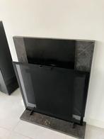 Stalen haardscherm, Huis en Inrichting, Ophalen, Gebruikt, Vrijstaande haard, Overige soorten