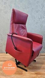 Sta op stoel van leer De Toekomst bij Zitgemak joure, Huis en Inrichting, Fauteuils, Ophalen, Zo goed als nieuw, 75 tot 100 cm