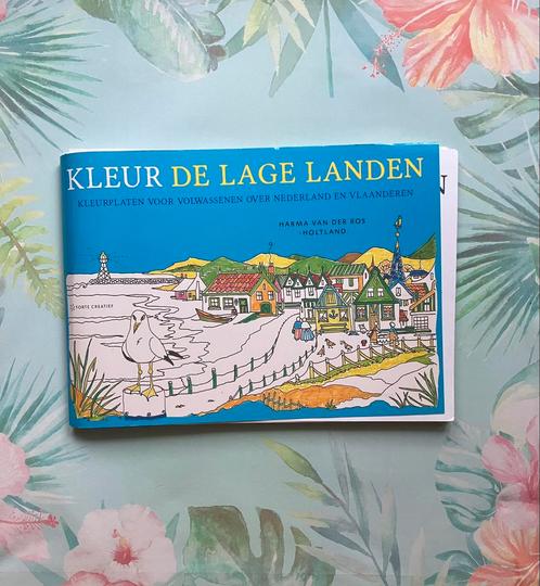 Kleur de lage landen - Harma van der Ros-Holtland, Hobby en Vrije tijd, Tekenen, Zo goed als nieuw, Papier, Schets- of Tekenboek