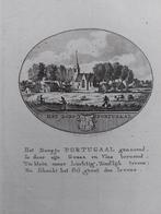 28 / Portugal - Poortugal Gravure 18e eeuw van Ollefen, Ophalen of Verzenden