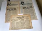 5 illegale kranten 1944-1945. Wereldoorlog 2, Ophalen of Verzenden, Overige soorten, Nederland, Boek of Tijdschrift