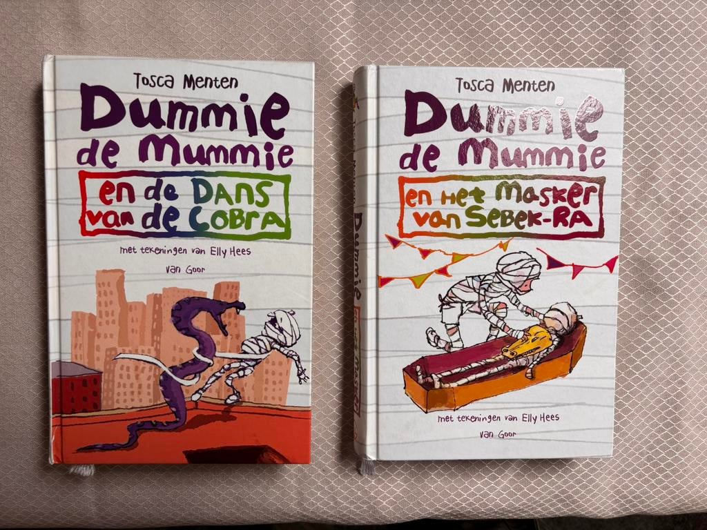 2 boekem Dummie de mummie, Ophalen of Verzenden, Zo goed als nieuw, Fictie algemeen
