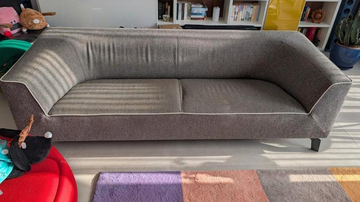 Leolux Pode 2,5 zits bank met Hallingdal bekleding, Huis en Inrichting, Banken | Sofa's en Chaises Longues, Gebruikt, Tweepersoons