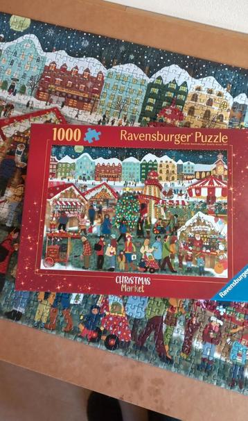 Ravensburger Kerstpuzzel 1000 Stukjes beschikbaar voor biedingen