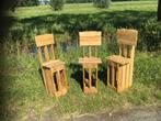 6x pallet barkruk, Ophalen, Zo goed als nieuw