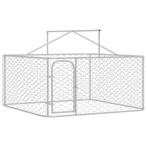 Hondenkennel voor buiten met dak 200x200x150 cm, Dieren en Toebehoren, Hondenkennel, 110 cm of meer, 100 cm of meer, Nieuw