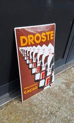 Origineel Droste emaille reclamebord., Reclamebord, Gebruikt, ., Ophalen of Verzenden