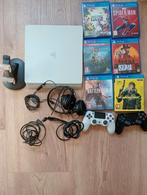 Ps4 original 500gb + games en accessoires, Met 2 controllers, Ophalen of Verzenden, Zo goed als nieuw, Original
