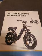 Fat tire electric mountain bike, Ophalen, 7 versnellingen, Nieuw, Standard