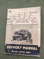 US Army Driver's Manual TM 10-460, Verzamelen, Ophalen of Verzenden