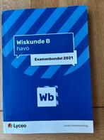 Examenbundel Wiskunde B Havo, Lyceo 2021, Ophalen of Verzenden, Zo goed als nieuw, HAVO