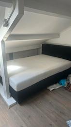 Karlsson boxspring + matras, Ophalen, Gebruikt, Zwart, Tweepersoons