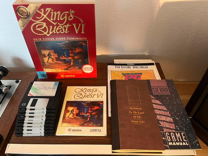 King’s Quest VI (Sierra) Big Box PC., Spelcomputers en Games, Games | Pc, Zo goed als nieuw, 1 speler, Vanaf 12 jaar, Ophalen of Verzenden