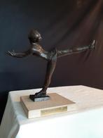 Bronzen Beeld van een Kunstschaatser - Royal Copenhagen, Ophalen of Verzenden