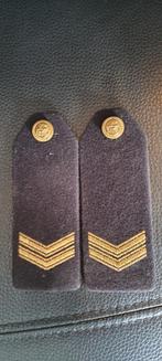 Rangonderscheidingstekens Korporaal Marine, Ophalen of Verzenden, Marine, Embleem of Badge