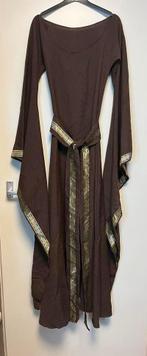 Middeleeuwse Jurk Bruin met Celtic Knot - Maat XS, Overige typen, Bruin, Ophalen of Verzenden, Zo goed als nieuw
