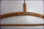 kleedinghanger Schönberg’s Maatkleeding Rotterdam, Ophalen of Verzenden, Gebruikt, Hout, Kinderen