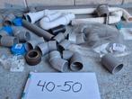 pvc hulpstukken 40-50 mm, Doe-het-zelf en Verbouw, Buizen en Afvoer, Pvc, Overige typen, Ophalen of Verzenden, Zo goed als nieuw