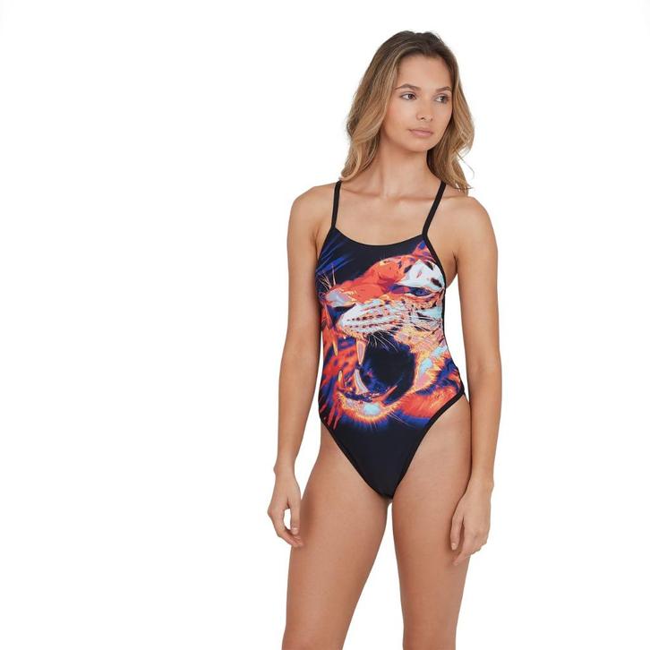 Nieuw Speedo W JungleBeast Placement Ribbonback Badpak, Kleding | Dames, Badmode en Zwemkleding, Nieuw, Badpak, Zwart, Ophalen of Verzenden