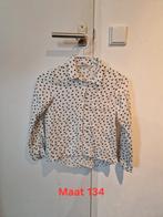 Blouse met hartjes, Meisje, Gebruikt, Ophalen of Verzenden, Overhemd of Blouse