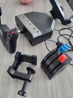 Yoke met trottle Logitech flightsimulator, Computers en Software, Joysticks, Ophalen of Verzenden, Zo goed als nieuw, Logitech/Saitek
