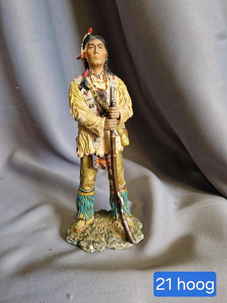 Beeld American Native, Verzamelen, Beelden en Beeldjes, Zo goed als nieuw, Ophalen of Verzenden