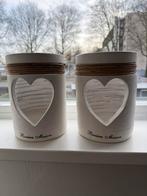 Riviera Maison A loveley heart hurricane hart windlicht, Ophalen of Verzenden, Gebruikt, Overige materialen, Minder dan 25 cm