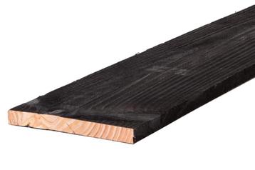 Douglas | Planken | Breed | Zwart | 22x245mm | Tuinplank