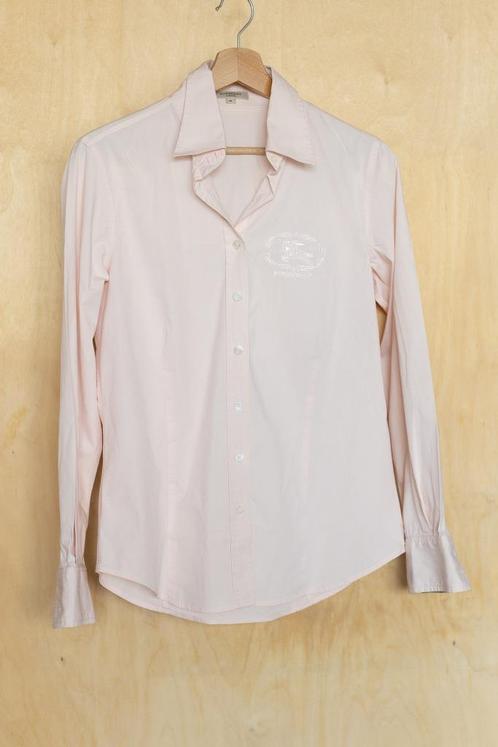 Burberry blouse roze met typische ruit bij de mouw mt M 40, Kleding | Dames, Blouses en Tunieken, Zo goed als nieuw, Maat 38/40 (M)