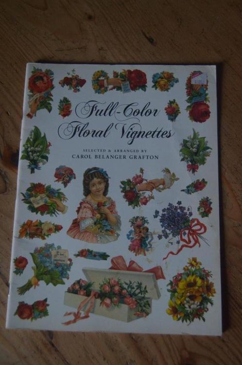 Old fashioned vignettes in full color, Hobby en Vrije tijd, Kaarten | Zelf maken, Gebruikt, Knipvel, Overige thema's, Ophalen