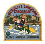 Patch / Embleem US Flint River Council, Verzenden, Overige soorten, Amerika, Embleem of Badge