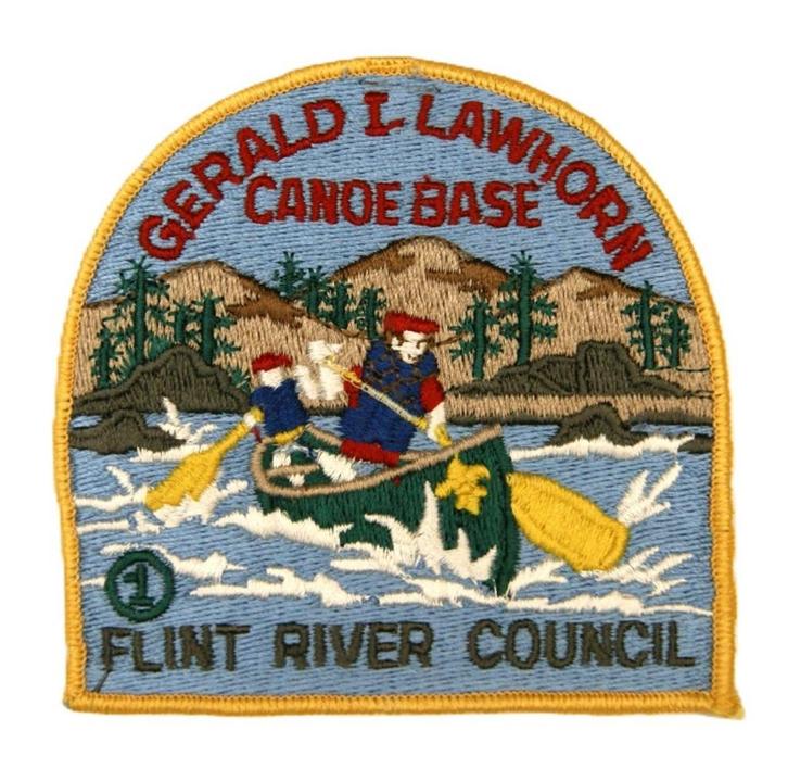 Patch / Embleem US Flint River Council, Verzamelen, Militaria | Algemeen, Overige soorten, Embleem of Badge, Amerika, Verzenden