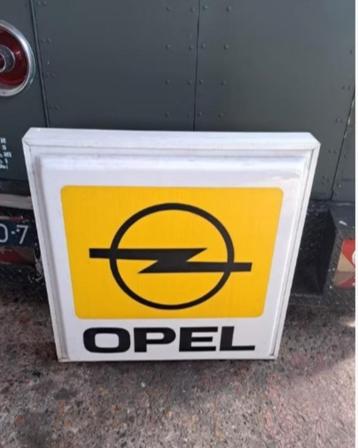 Opel reclame lichtbak wand garage decoratie verlichting  beschikbaar voor biedingen