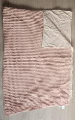 Koeka ledikantdeken wafel shadow pink, Ophalen of Verzenden, Zo goed als nieuw, 100 cm of meer, Deken