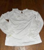 Longsleeve wit mt 98-104, Kinderen en Baby's, Kinderkleding | Maat 98, Ophalen of Verzenden, Zo goed als nieuw, Meisje, Shirt of Longsleeve